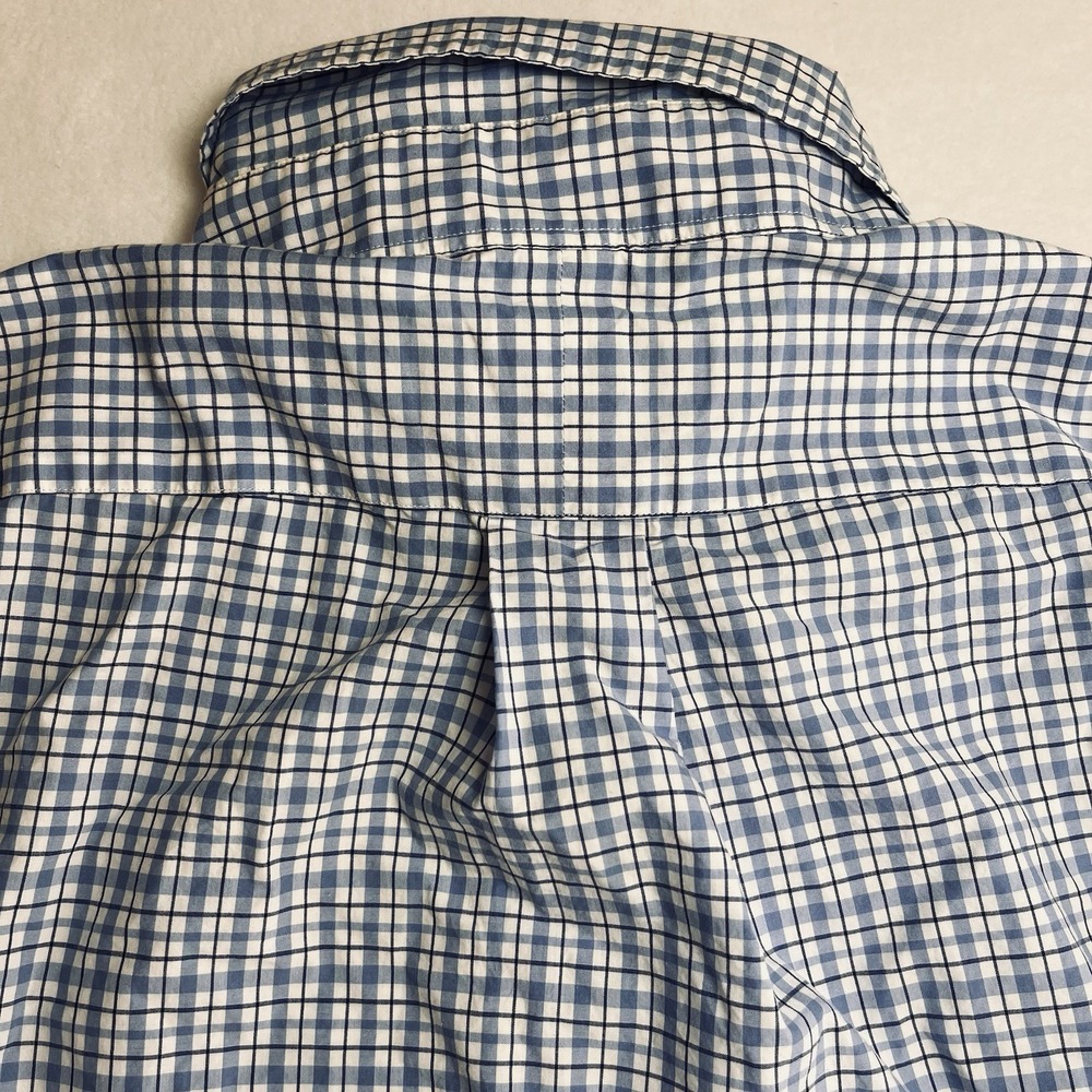 Ralph Lauren Button Down Oxford Shirt Pony Mens L‎ Blue Striped - Picture 8 of 10